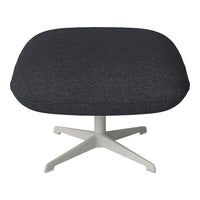 Ripon Footstool - 4-Star Base - Grey Lacquered Steel