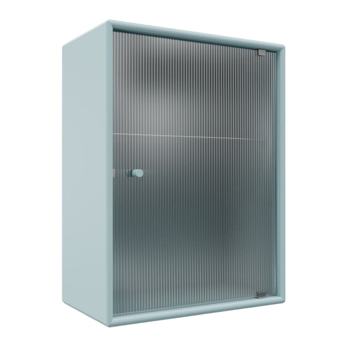 OS1225G Bathroom Cabinet w/ Rippled Glass Door