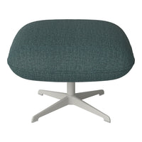 Ripon Footstool - 4-Star Base - Grey Lacquered Steel