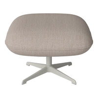 Ripon Footstool - 4-Star Base - Grey Lacquered Steel