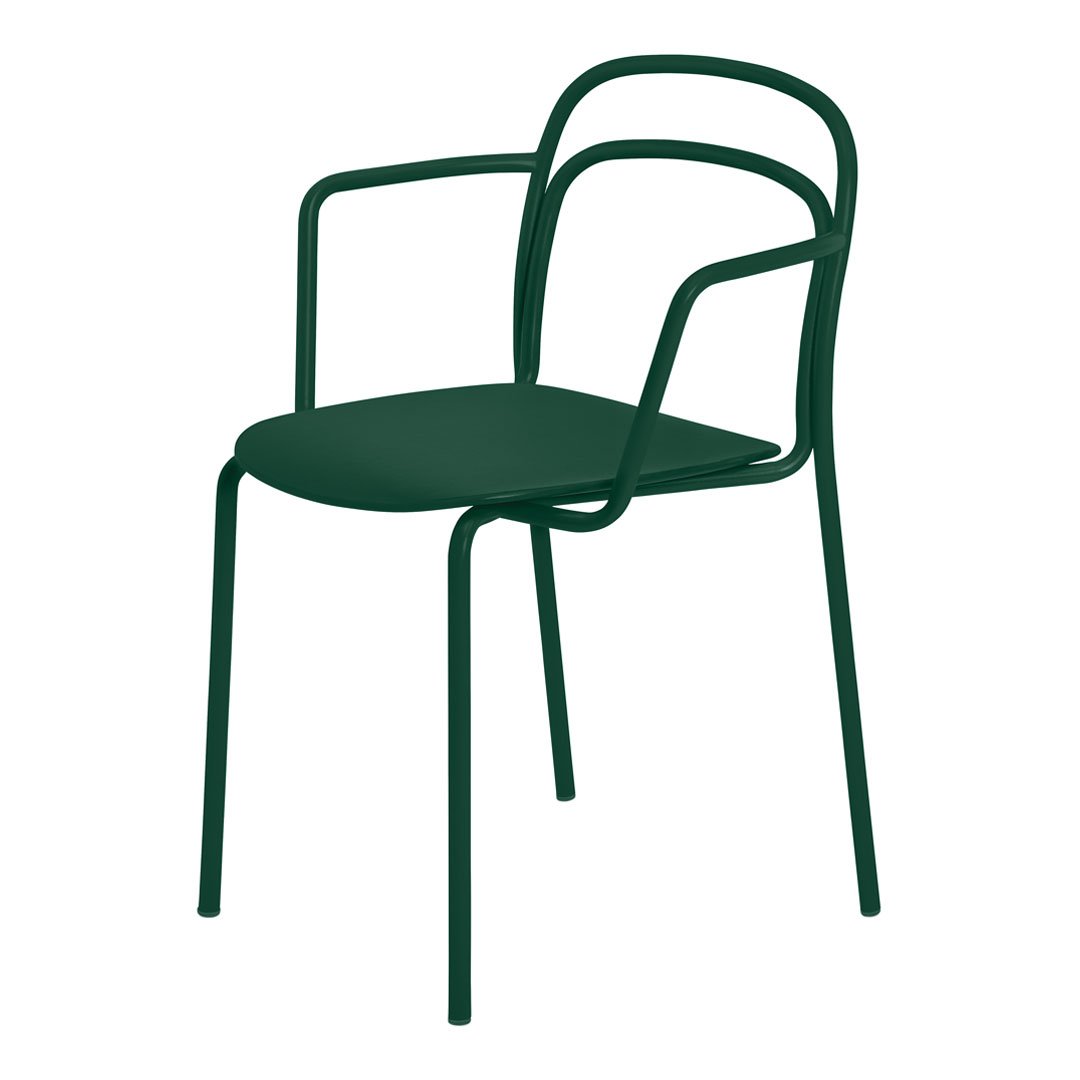 Catty Cafe Chair w/ Arms - Stackable