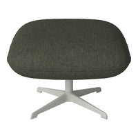 Ripon Footstool - 4-Star Base - Grey Lacquered Steel