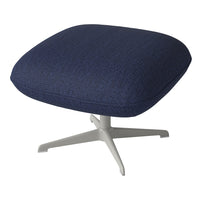 Ripon Footstool - 4-Star Base - Grey Lacquered Steel