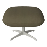 Ripon Footstool - 4-Star Base - Grey Lacquered Steel