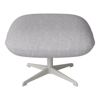 Ripon Footstool - 4-Star Base - Grey Lacquered Steel