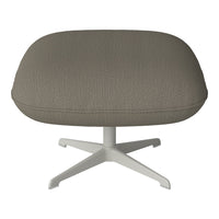 Ripon Footstool - 4-Star Base - Grey Lacquered Steel