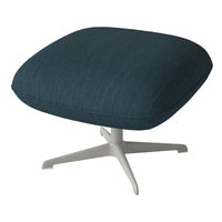Ripon Footstool - 4-Star Base - Grey Lacquered Steel