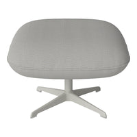 Ripon Footstool - 4-Star Base - Grey Lacquered Steel