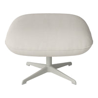 Ripon Footstool - 4-Star Base - Grey Lacquered Steel