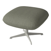 Ripon Footstool - 4-Star Base - Grey Lacquered Steel