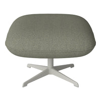 Ripon Footstool - 4-Star Base - Grey Lacquered Steel