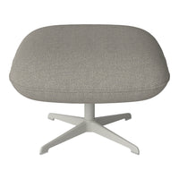Ripon Footstool - 4-Star Base - Grey Lacquered Steel
