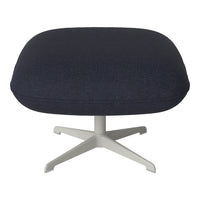 Ripon Footstool - 4-Star Base - Grey Lacquered Steel