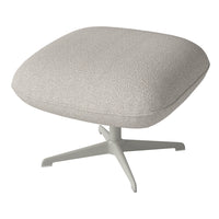 Ripon Footstool - 4-Star Base - Grey Lacquered Steel