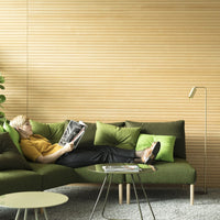 Scoop Round Sofa Table - Metal Top