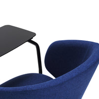 Sola Lounge Armchair - Disc Base, Low Back