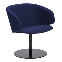 Sola Lounge Armchair - Disc Base, Low Back