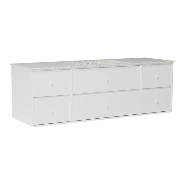 SU2409 Bathroom Vanity w/ Basin - 55.9" W