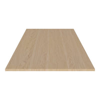 Light oak wood tabletop with a smooth, natural grain pattern and a warm, beige tone. Ideal for modern furniture designs.