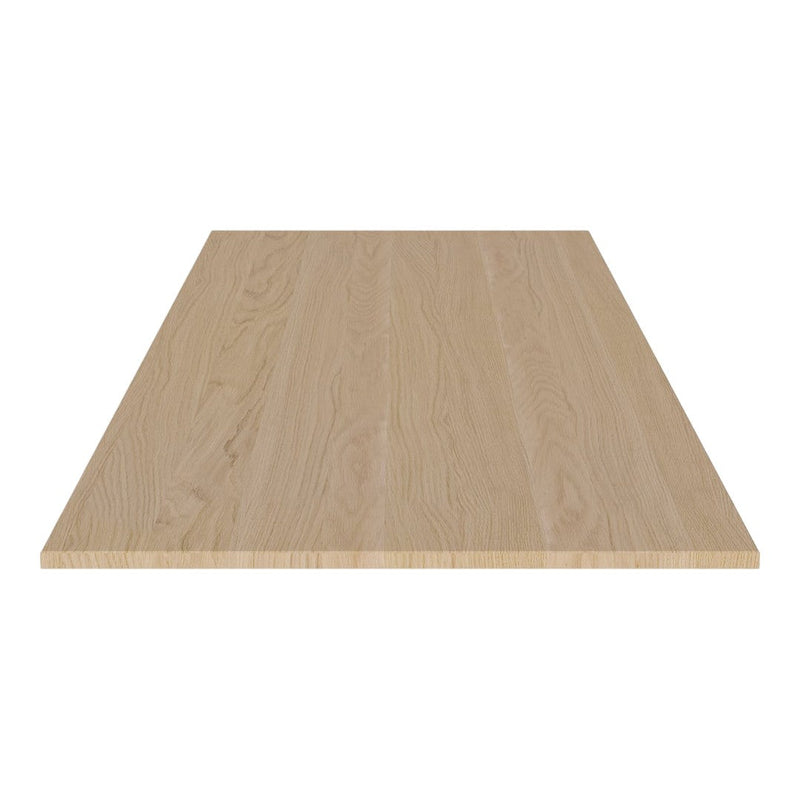 Light oak wood tabletop with a smooth, natural grain pattern and a warm, beige tone. Ideal for modern furniture designs.