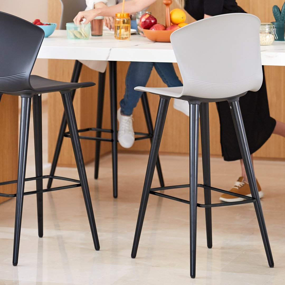 Whass Bar Stool - Wood Legs