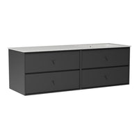 SU2404 Bathroom Vanity w/ Basin - 55.4" W