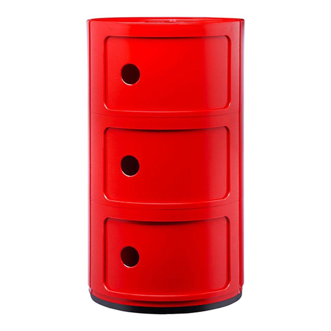 Componibili Round 3 Door Storage Tower