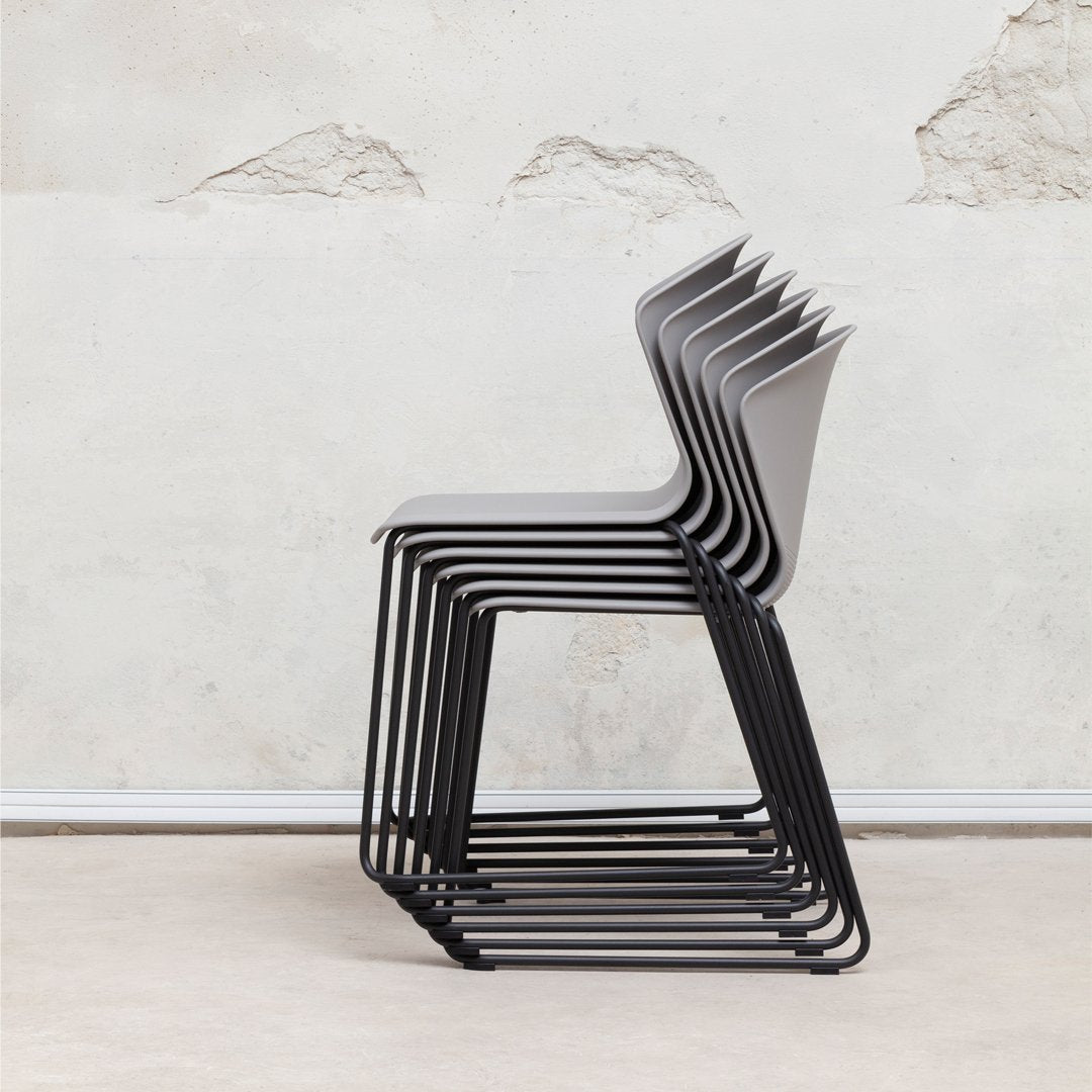 Whass Stackable Side Chair - Sled Base