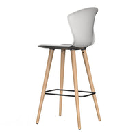 Whass Bar Stool - Wood Legs