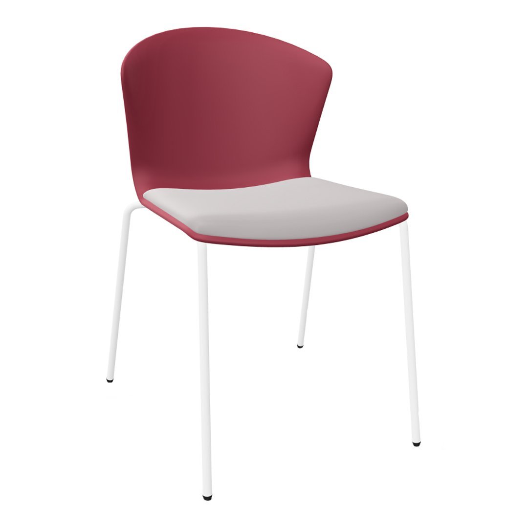 Whass Stackable Side Chair - Padded Seat