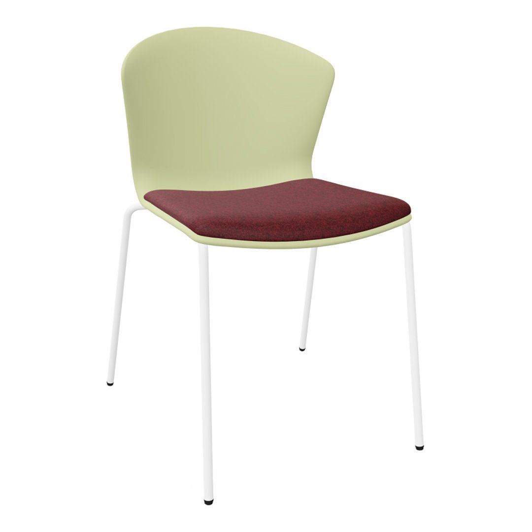 Whass Stackable Side Chair - Seat Upholstered