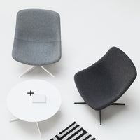 Auki Lounge Chair - Cross Base