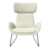 Milo 09 Wing Chair - Sled Base