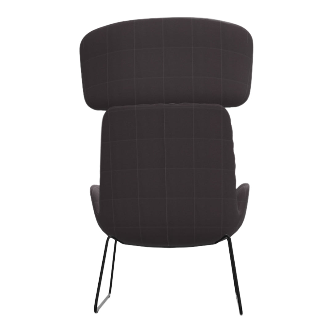 Milo 09 Wing Chair - Sled Base