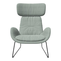 Milo 09 Wing Chair - Sled Base