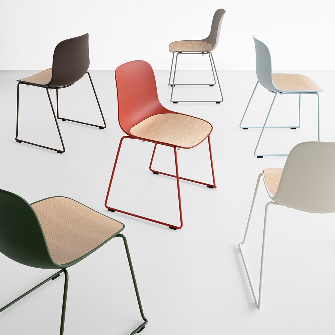 Seela Side Chair - Sled Base, Unupholstered