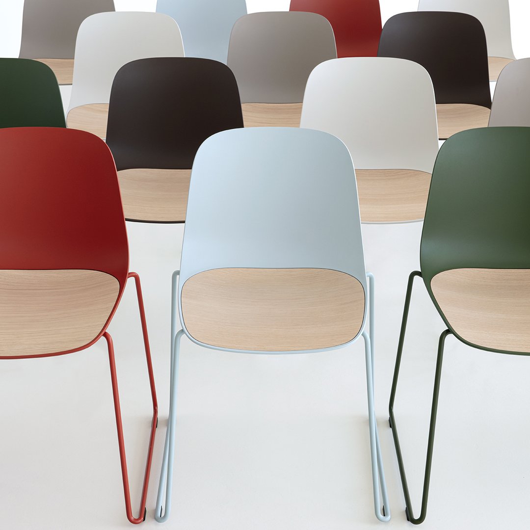 Seela Side Chair - Sled Base, Unupholstered