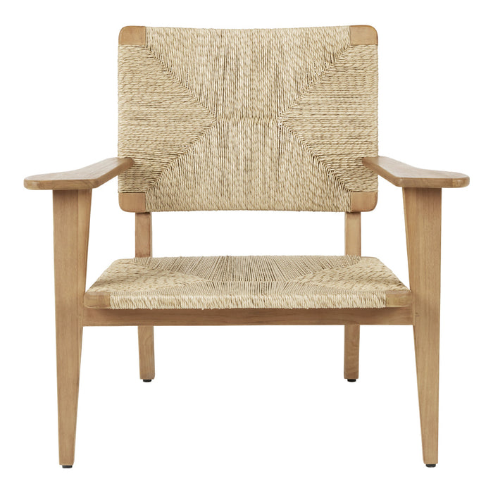 Natural woven texture in beige with light wooden frame and simple design, perfect for modern decor.