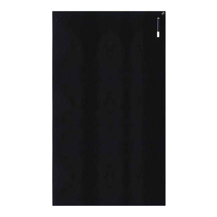 Solid black door with a sleek, smooth finish and no visible patterns or textures.