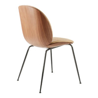 Beetle Dining Chair - Front Upholstered - Conic Base - 3D Veneer Shell