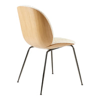 Beetle Dining Chair - Front Upholstered - Conic Base - 3D Veneer Shell