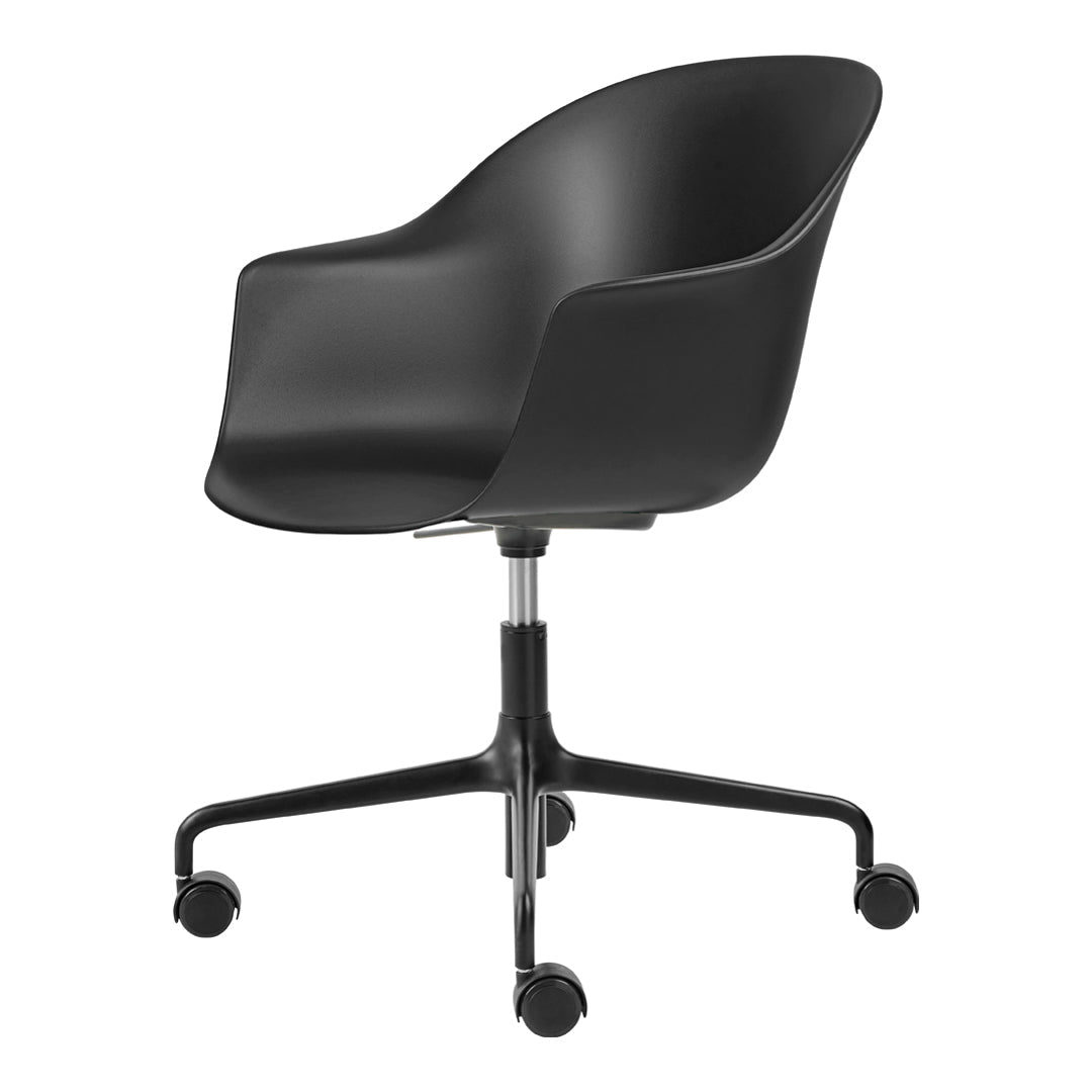 Bat Meeting Chair - 4-Star Base w/ Casters - Height Adjustable