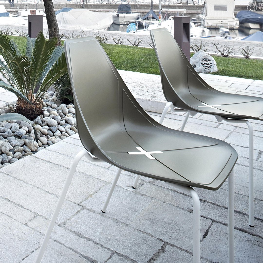 X Outdoor Side Chair - Stackable