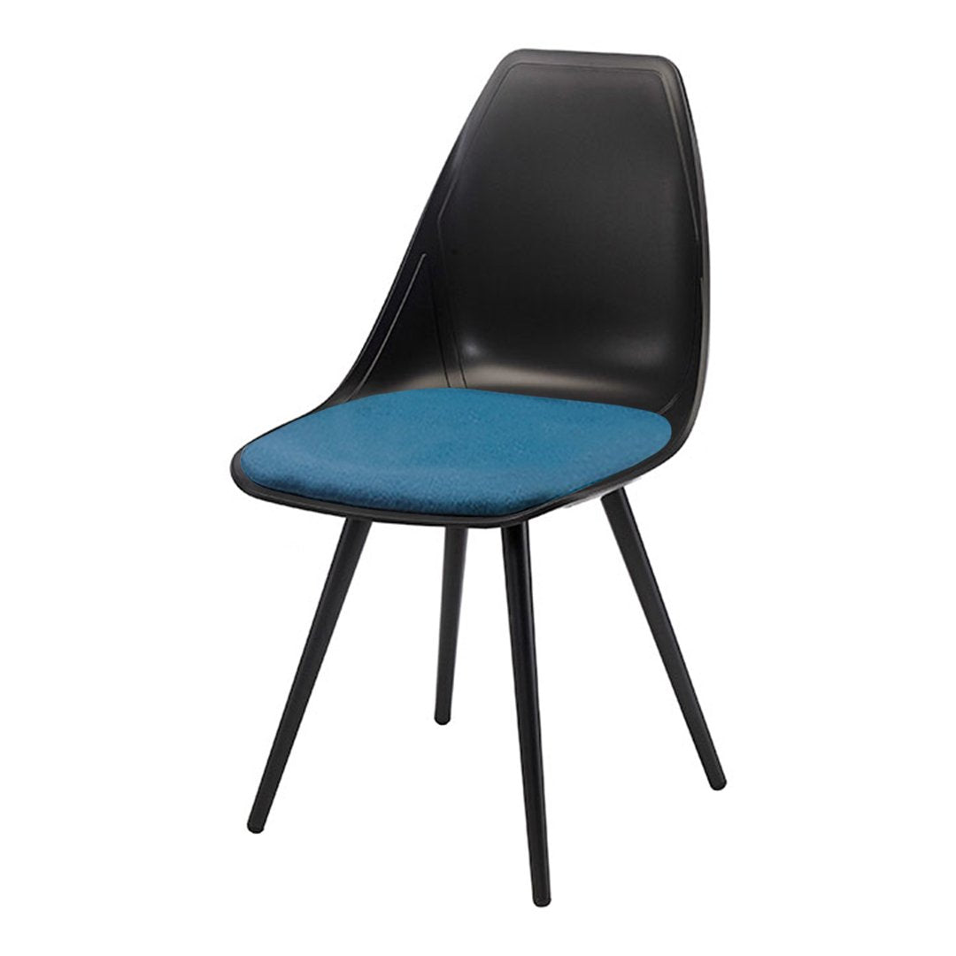 X Side Chair - Tube Steel Base - Seat Upholstered