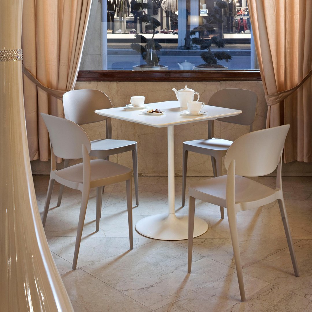 Amy Outdoor Side Chair - Stackable