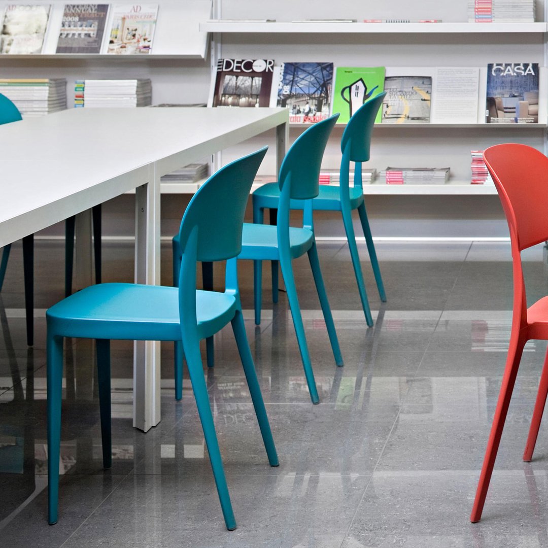 Amy Outdoor Side Chair - Stackable