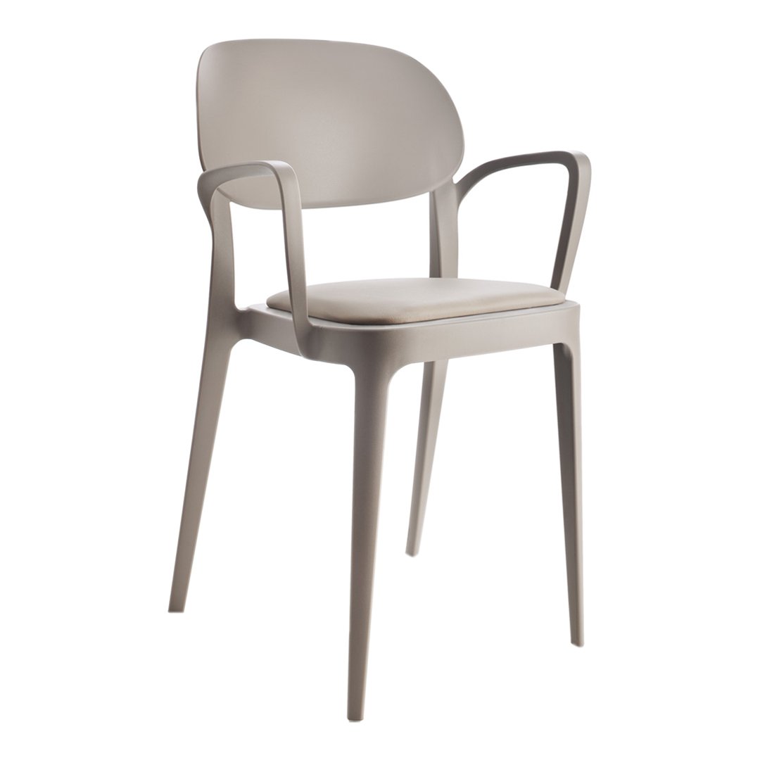 Amy Armchair - Seat Upholstered - Stackable