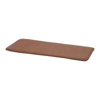 Brown rectangular cushion with a smooth, solid texture, ideal for enhancing any seating arrangement.