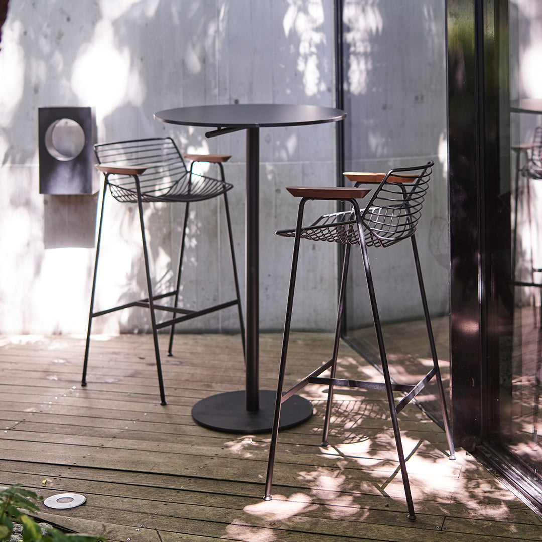 Ena Outdoor High Bar Table - Round