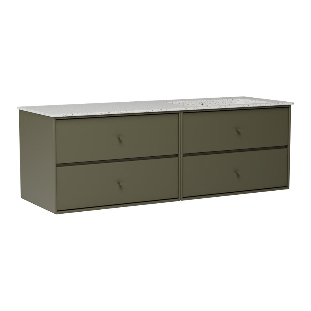 SU2404 Bathroom Vanity w/ Basin - 55.4" W